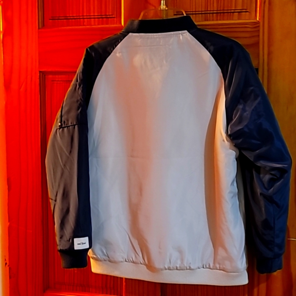Cotton On Kids Vintage Navy&White Boys Airforce Bomber, Size 13/14 - Picture 2 of 4